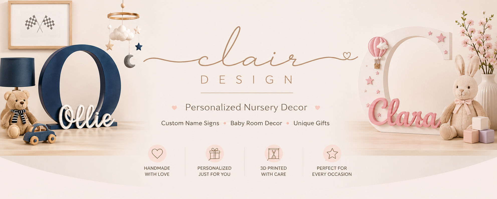 Clair Design — Personalized Nursery Decor